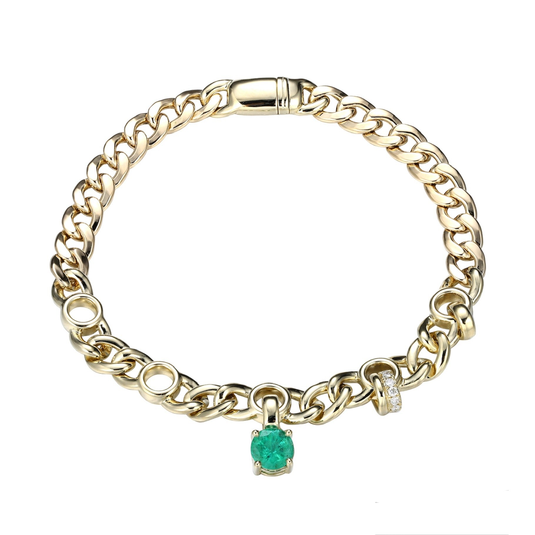 Gold Mariner Chain Bracelet – RoseGold & Black Pty Ltd